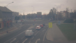 Křižovatka ulic Komenského a Velké Novosady