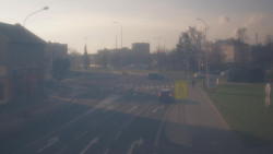 Křižovatka ulic Komenského a Velké Novosady