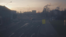 Křižovatka ulic Komenského a Velké Novosady