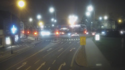 Křižovatka ulic Komenského a Velké Novosady