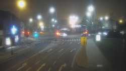 Křižovatka ulic Komenského a Velké Novosady