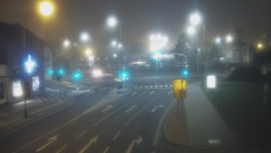 Křižovatka ulic Komenského a Velké Novosady