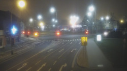 Křižovatka ulic Komenského a Velké Novosady