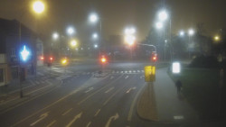 Křižovatka ulic Komenského a Velké Novosady