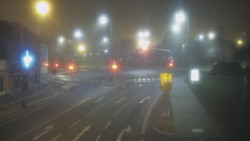 Křižovatka ulic Komenského a Velké Novosady