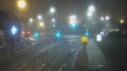 Křižovatka ulic Komenského a Velké Novosady