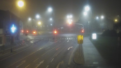 Křižovatka ulic Komenského a Velké Novosady