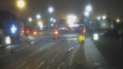 Křižovatka ulic Komenského a Velké Novosady