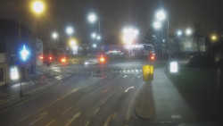 Křižovatka ulic Komenského a Velké Novosady