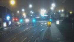 Křižovatka ulic Komenského a Velké Novosady