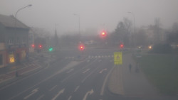 Křižovatka ulic Komenského a Velké Novosady