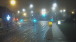 Křižovatka ulic Komenského a Velké Novosady