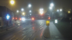 Křižovatka ulic Komenského a Velké Novosady