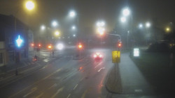 Křižovatka ulic Komenského a Velké Novosady