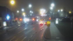 Křižovatka ulic Komenského a Velké Novosady