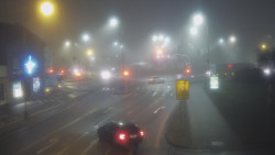 Křižovatka ulic Komenského a Velké Novosady