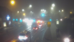 Křižovatka ulic Komenského a Velké Novosady