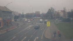 Křižovatka ulic Komenského a Velké Novosady