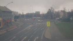 Křižovatka ulic Komenského a Velké Novosady