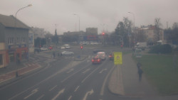 Křižovatka ulic Komenského a Velké Novosady