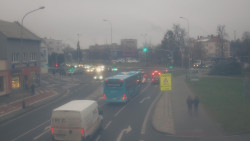 Křižovatka ulic Komenského a Velké Novosady