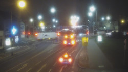 Křižovatka ulic Komenského a Velké Novosady