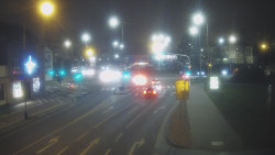 Křižovatka ulic Komenského a Velké Novosady