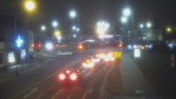 Křižovatka ulic Komenského a Velké Novosady