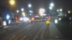 Křižovatka ulic Komenského a Velké Novosady