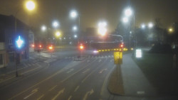 Křižovatka ulic Komenského a Velké Novosady