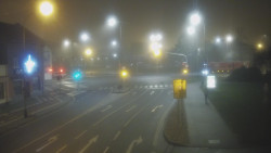 Křižovatka ulic Komenského a Velké Novosady