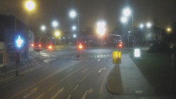 Křižovatka ulic Komenského a Velké Novosady