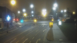 Křižovatka ulic Komenského a Velké Novosady