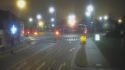 Křižovatka ulic Komenského a Velké Novosady