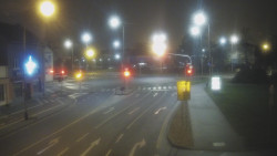 Křižovatka ulic Komenského a Velké Novosady