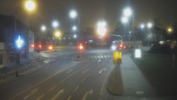 Křižovatka ulic Komenského a Velké Novosady