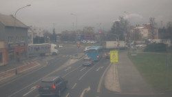 Křižovatka ulic Komenského a Velké Novosady