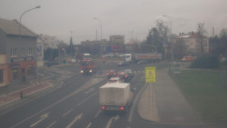 Křižovatka ulic Komenského a Velké Novosady