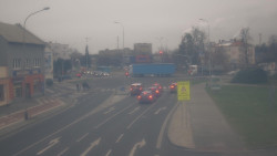 Křižovatka ulic Komenského a Velké Novosady