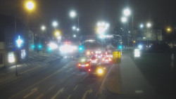 Křižovatka ulic Komenského a Velké Novosady