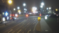 Křižovatka ulic Komenského a Velké Novosady