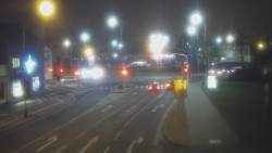 Křižovatka ulic Komenského a Velké Novosady