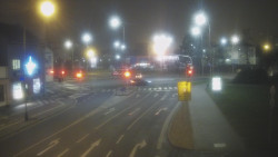 Křižovatka ulic Komenského a Velké Novosady