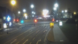 Křižovatka ulic Komenského a Velké Novosady