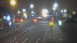 Křižovatka ulic Komenského a Velké Novosady