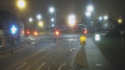 Křižovatka ulic Komenského a Velké Novosady