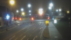 Křižovatka ulic Komenského a Velké Novosady