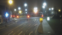 Křižovatka ulic Komenského a Velké Novosady