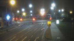 Křižovatka ulic Komenského a Velké Novosady