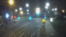 Křižovatka ulic Komenského a Velké Novosady